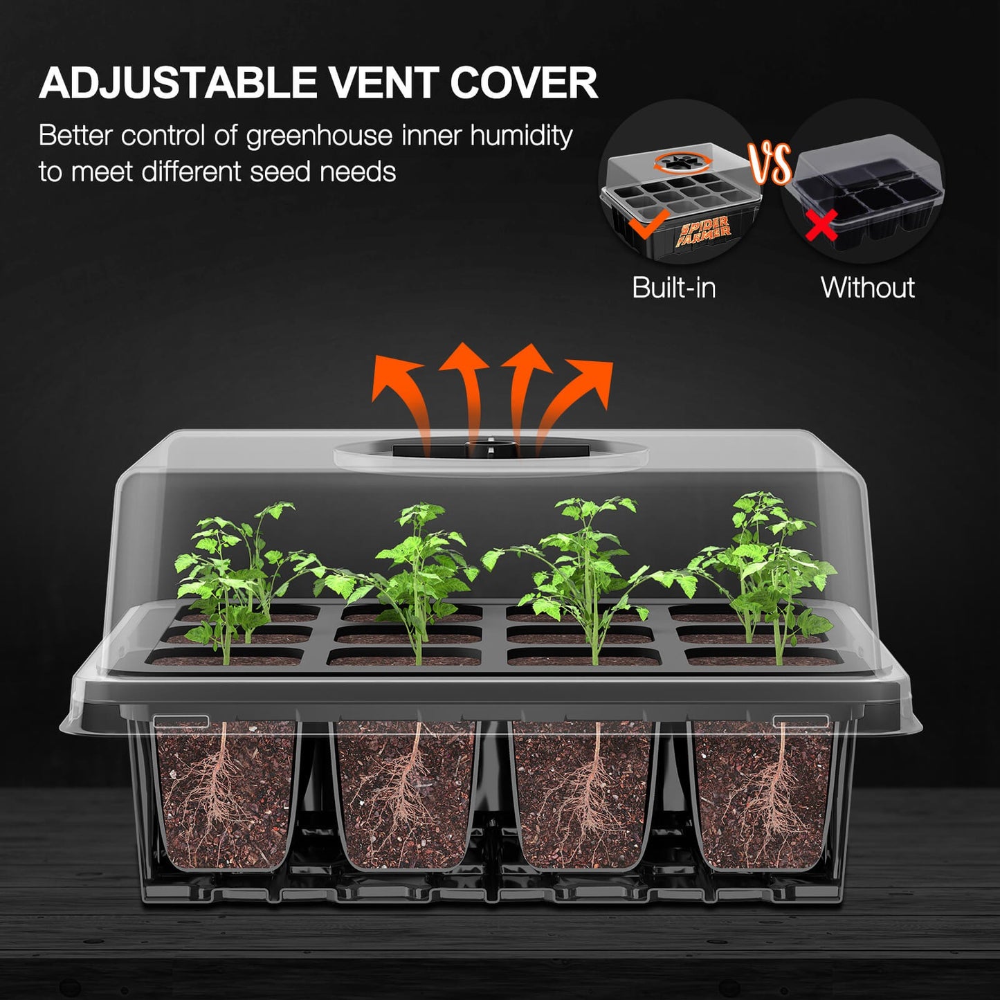 Spider Farmer Seed Starting Trays 4 Pack product image 5
