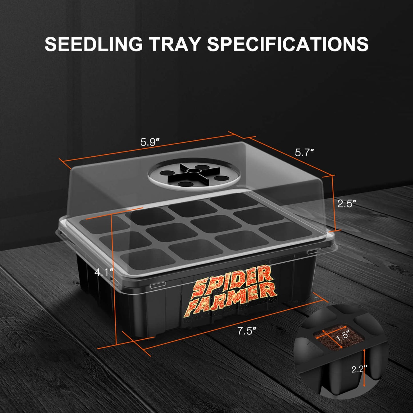 Spider Farmer Seed Starting Trays 4 Pack product image 8