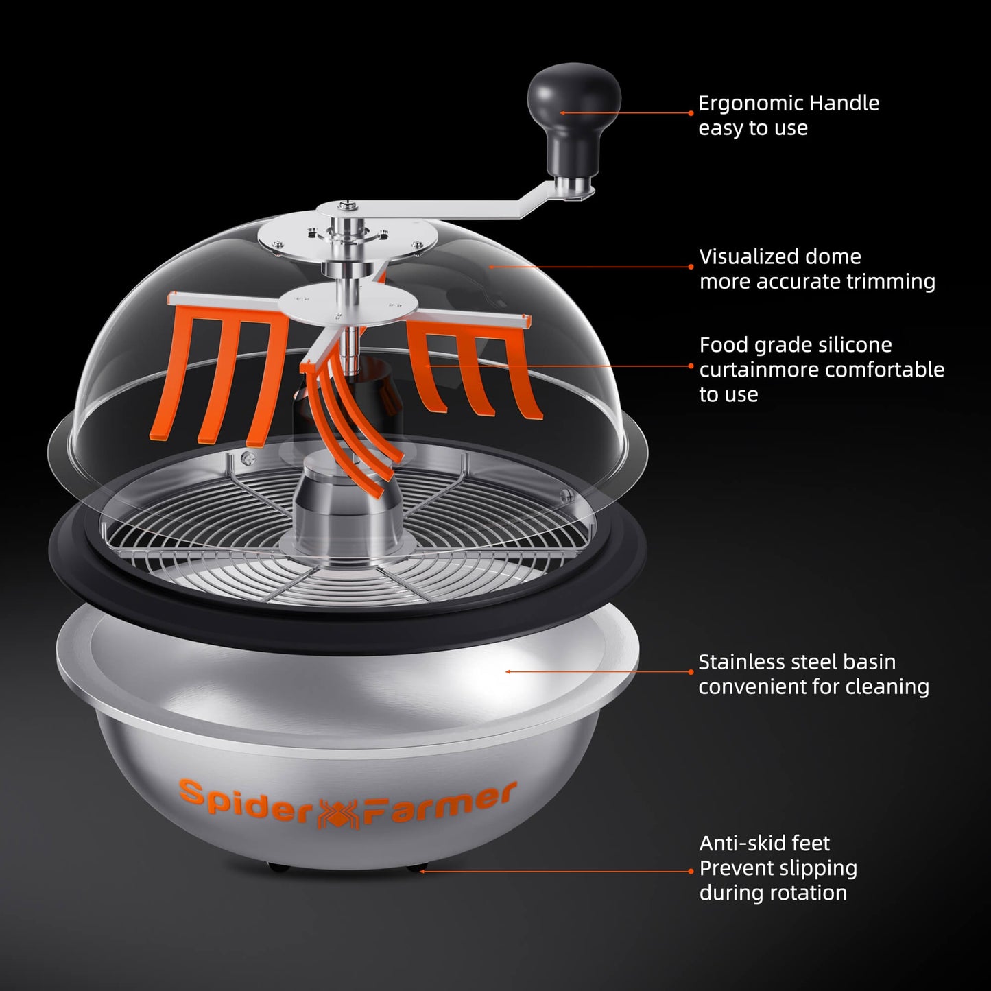 Spider Farmer SF BowlTrimmer13 Harvest & Extraction product image 2