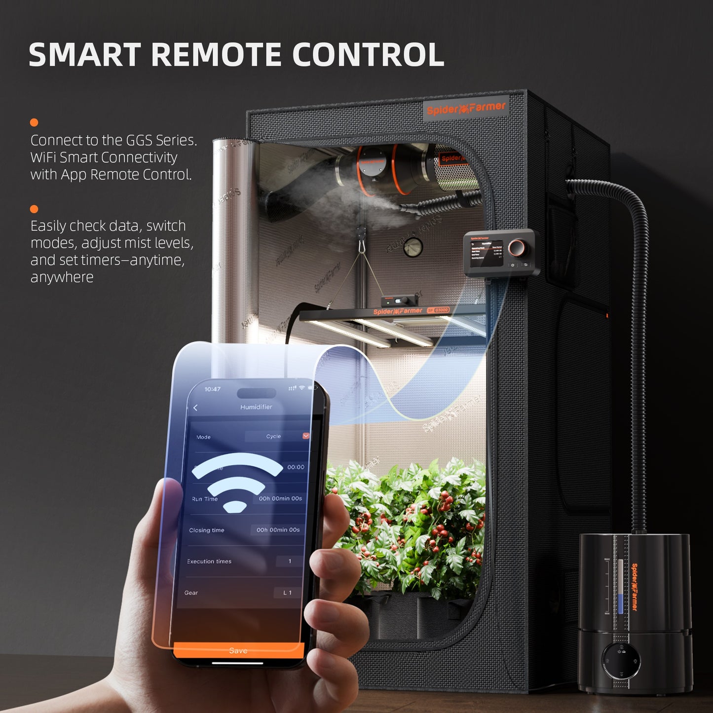 Spider Farmer SF Humidifier5 Climate Control product image 3