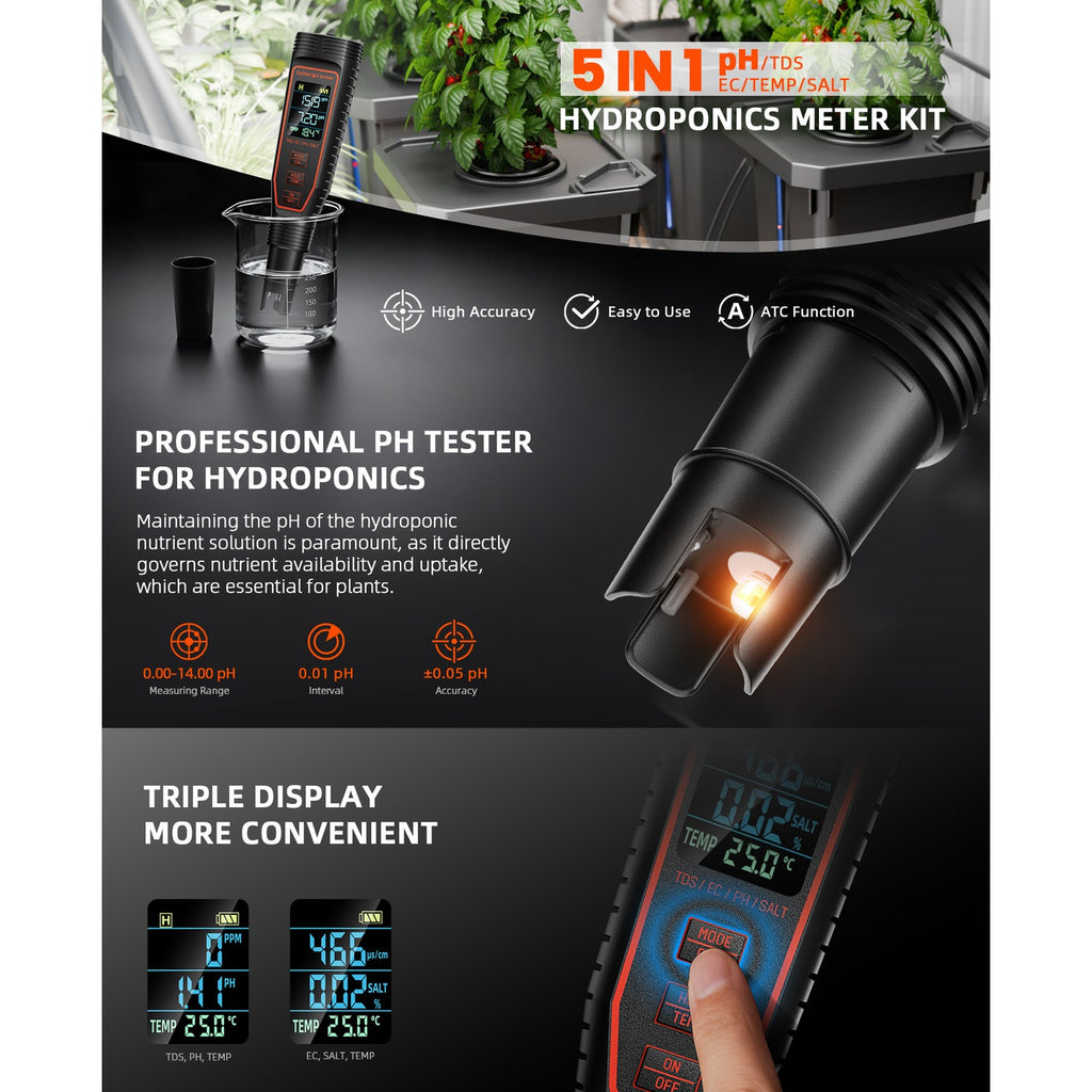 spider plant ph Spider Farmer SF PH Meter Planting & Watering