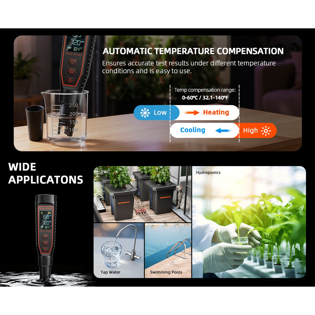 Spider Farmer SF PH Meter Planting & Watering product image 14