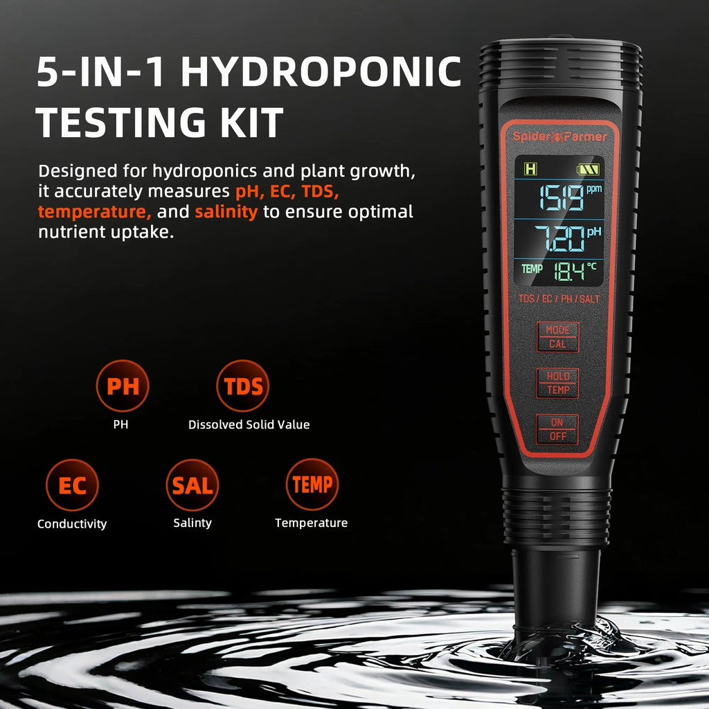 spider plant ph Spider Farmer SF PH Meter Planting & Watering