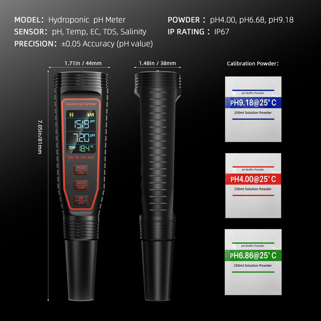 Spider Farmer SF PH Meter Planting & Watering product image 7