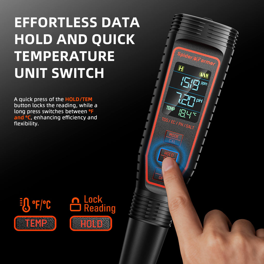Spider Farmer SF PH Meter Planting & Watering product image 8