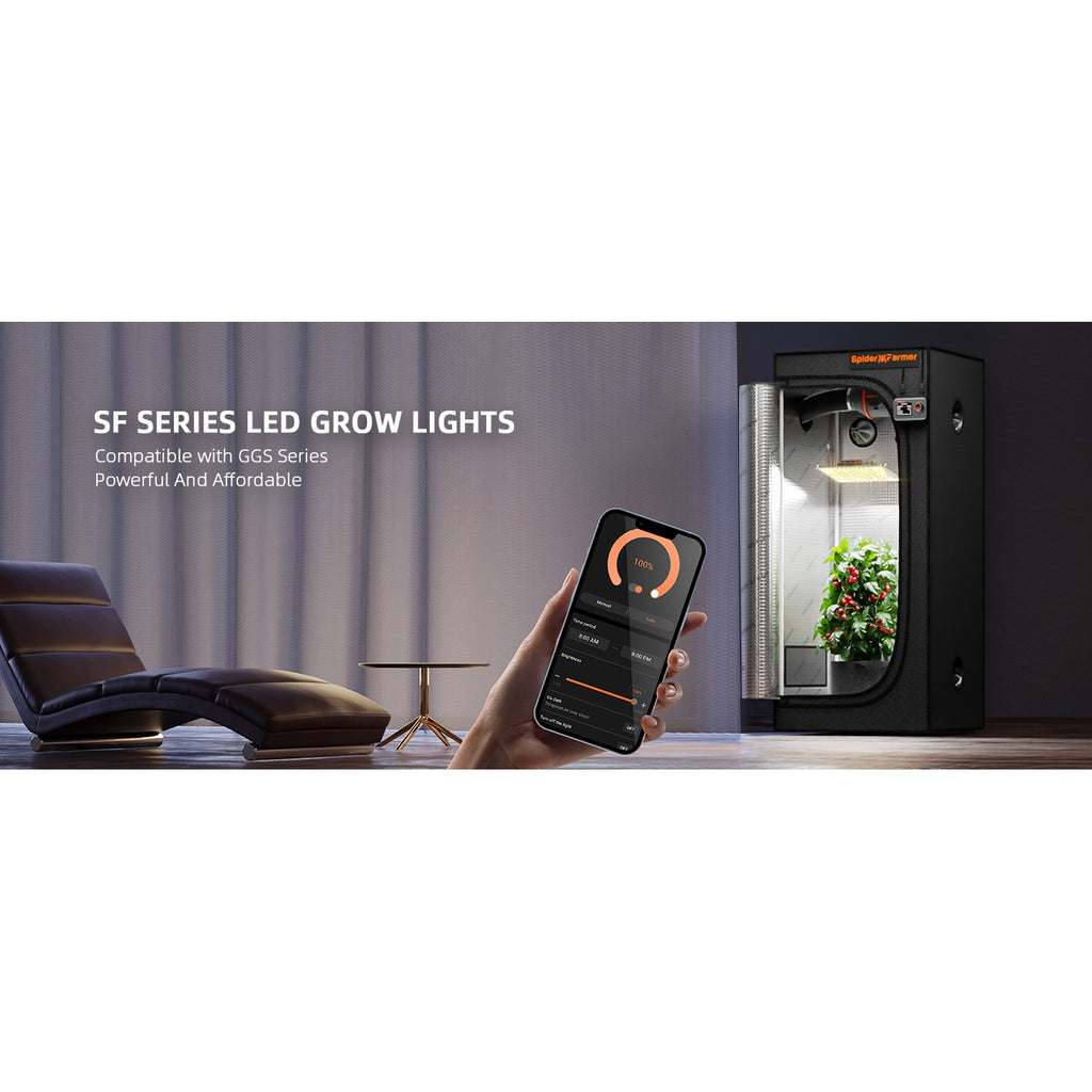 Spider Farmer SF1000 100W Dimmable Full Spectrum LED Grow Light product image 4