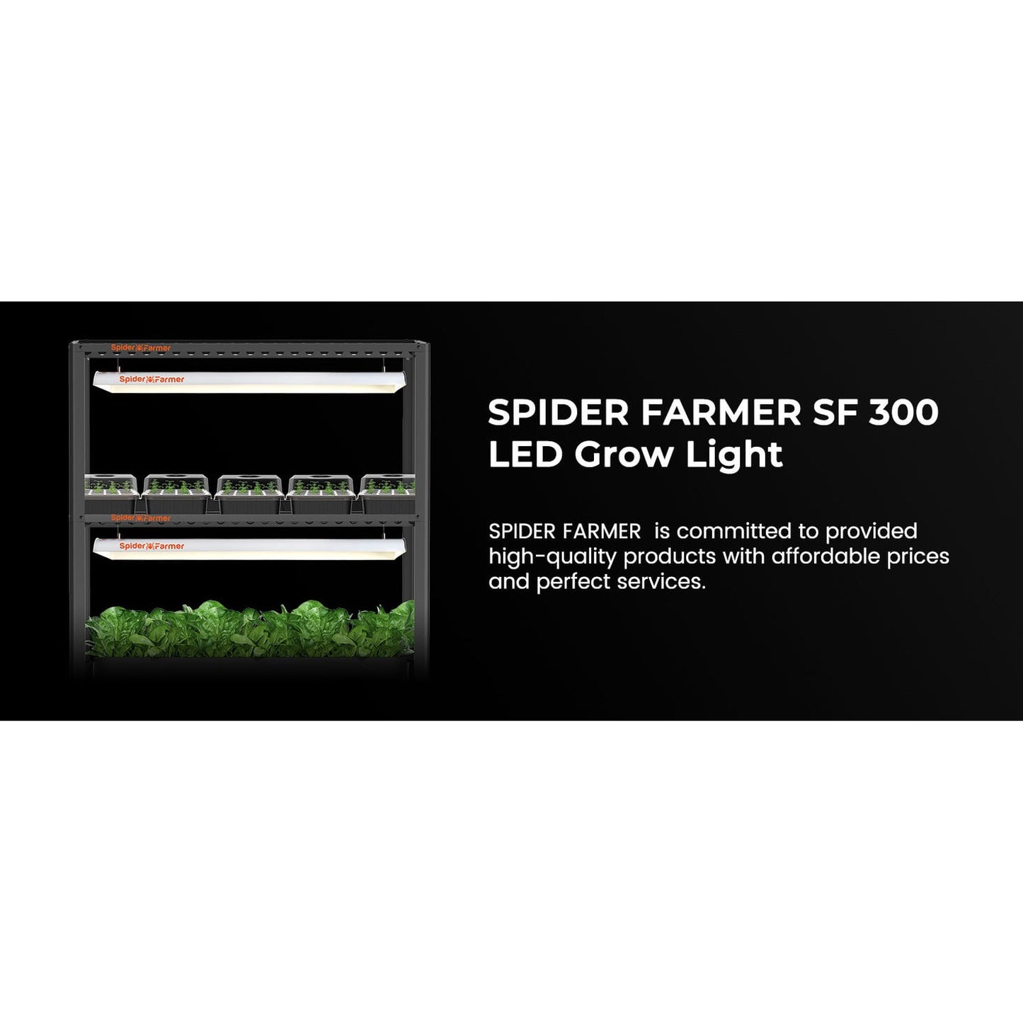 Spider Farmer SF300 33W LED Veg Grow Light product image 3
