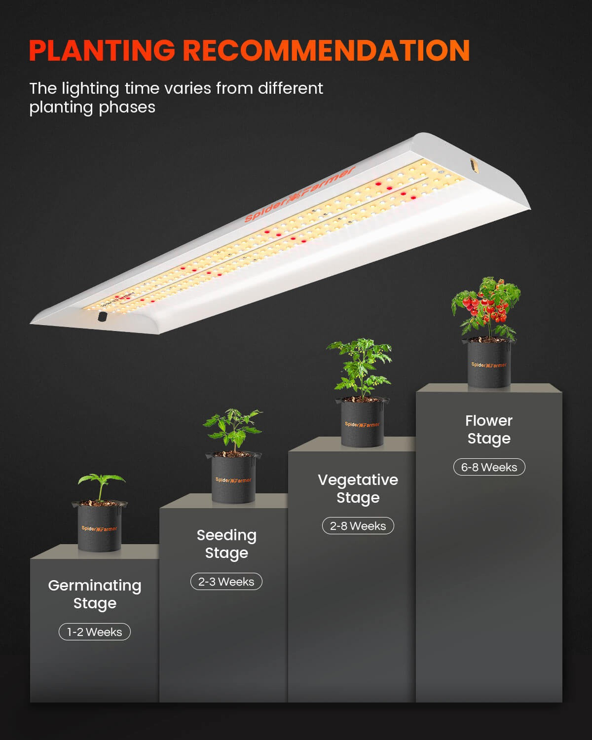Spider Farmer SF300 33W LED Veg Grow Light product image 4