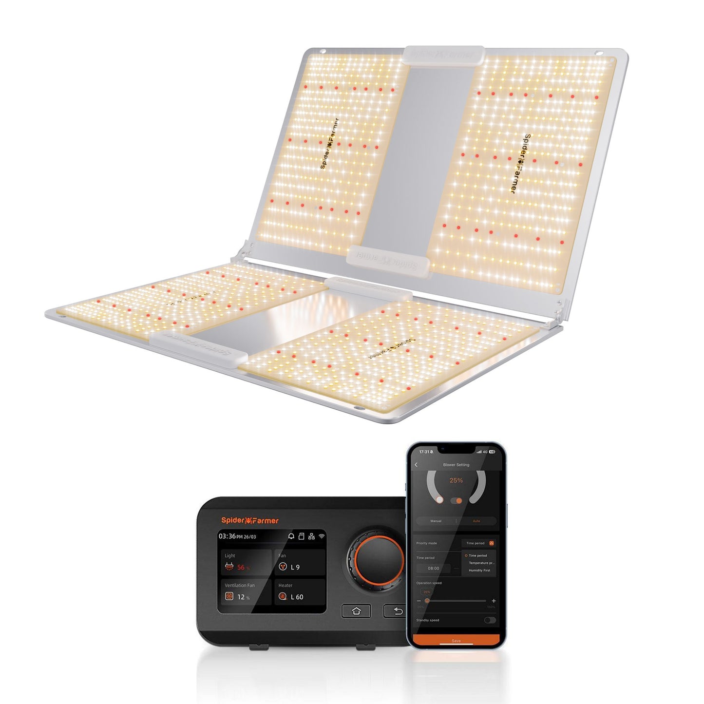 Spider Farmer SF7000 650W Dimmable Full Spectrum LED Grow Light product image 1