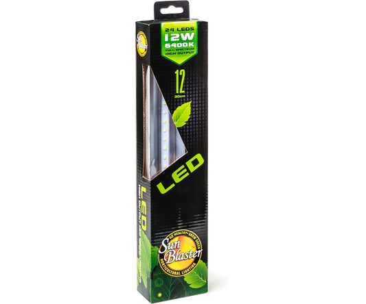 SunBlaster High Output 24-LED 6400K 12W Strip Light 12" product image 1