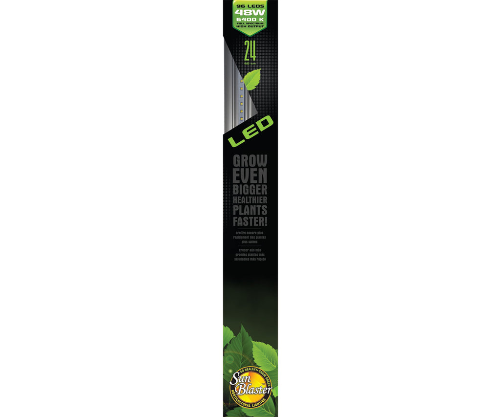 SunBlaster High Output 48-LED 6400K 24W Strip Light 2' product image 2