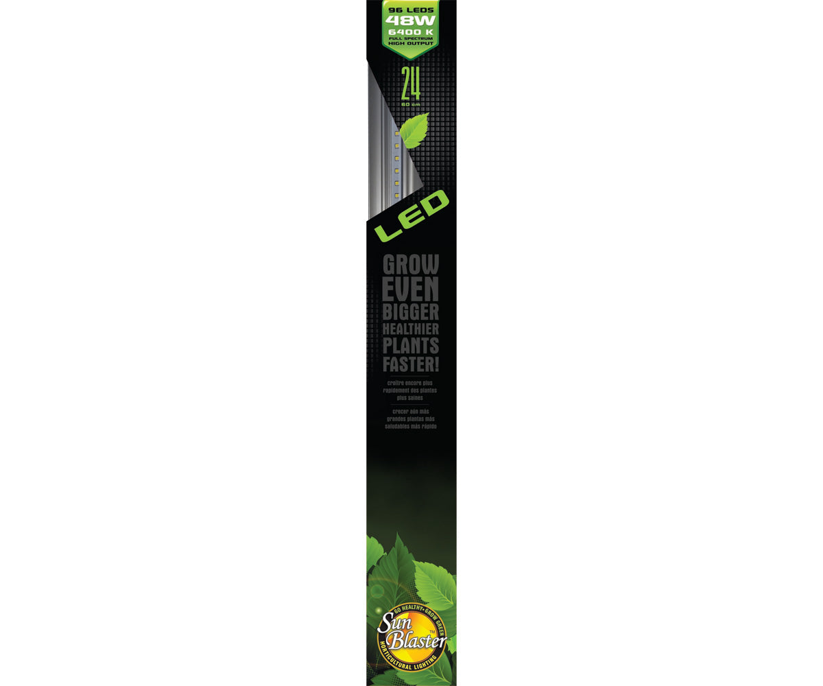 SunBlaster High Output 48-LED 6400K 24W Strip Light 2' product image 2