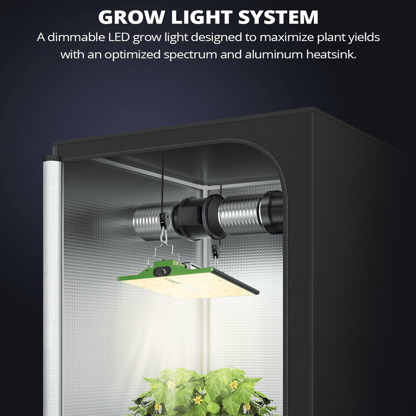 ViparSpectra P2000 200W Infrared Full Spectrum LED Grow Light | P2000 | Grow Tents Depot | Grow Lights |