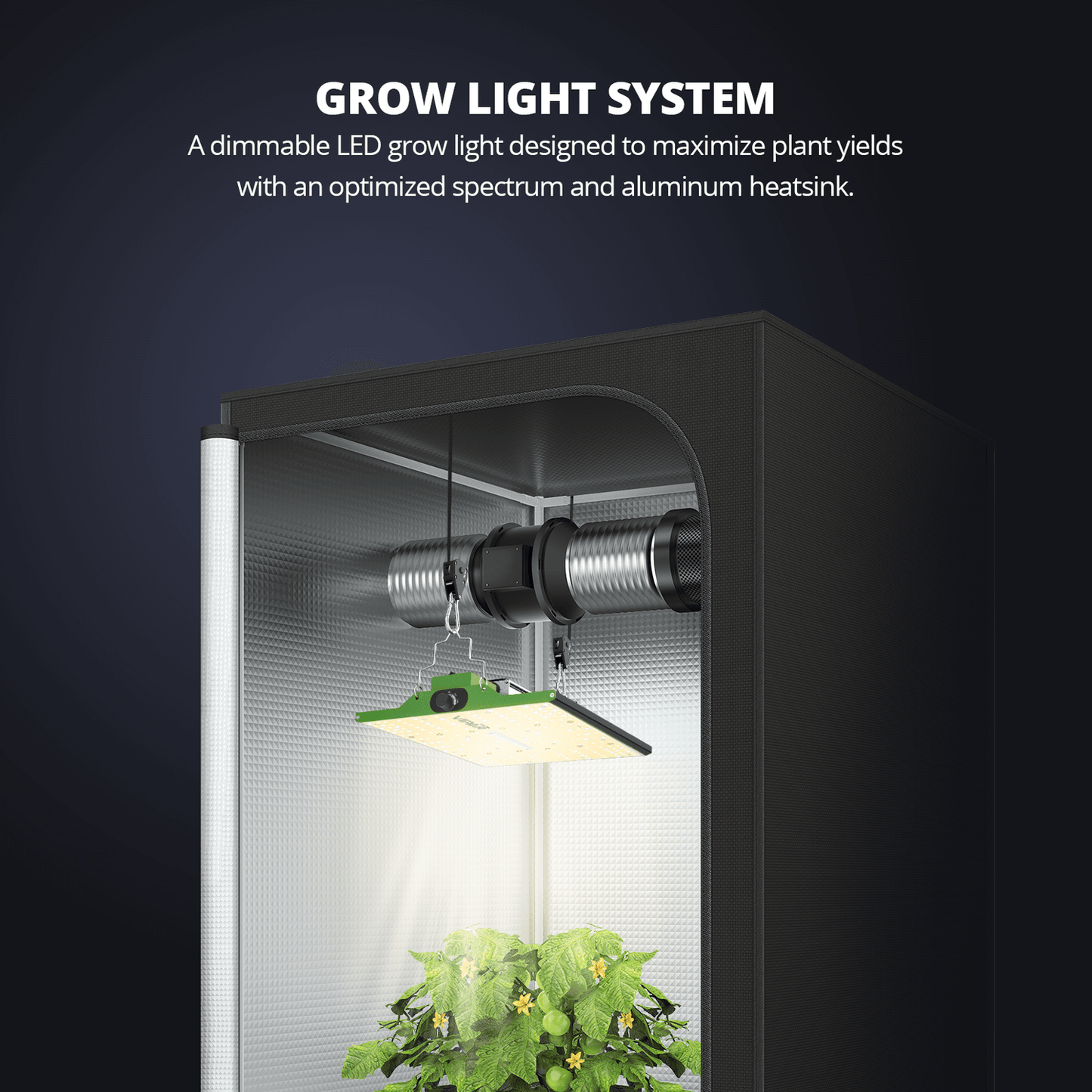 ViparSpectra P2500 250W Infrared Full Spectrum LED Grow Light | P2500 | Grow Tents Depot | Grow Lights |