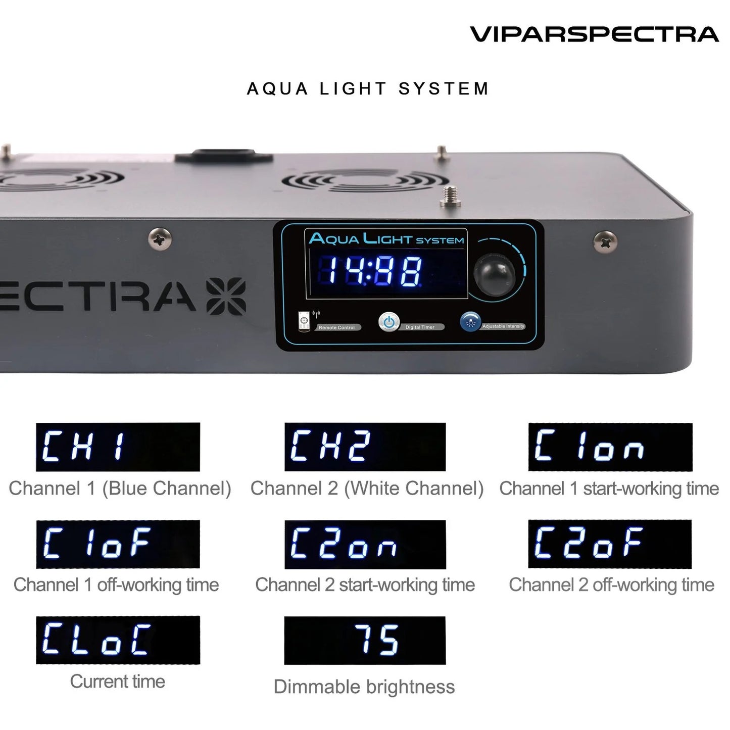 ViparSpectra V165 110W Full Spectrum Aquarium LED Grow Light product image 5