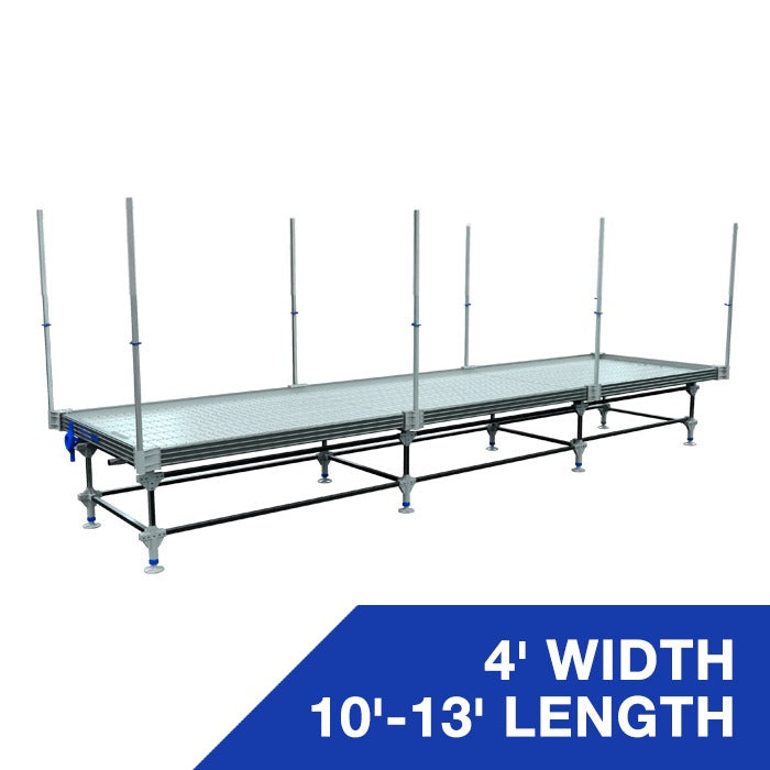 Wachsen Professional 4' Rolling Bench 10'-13' Length Vertical Trellis product image 1