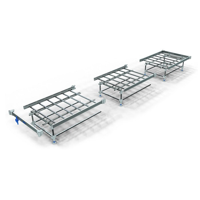 Wachsen Professional 4' Rolling Bench 26.5'-32.5' Length w/ Complete product image 3