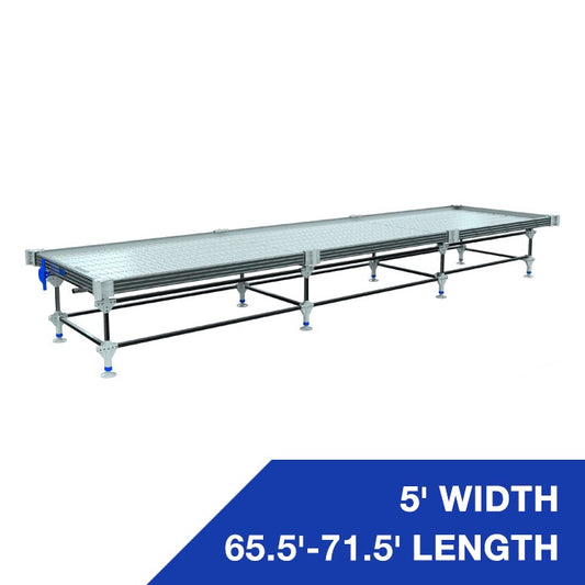 Wachsen Professional 5' Rolling Bench 65.5'-71.5' Length product image 1