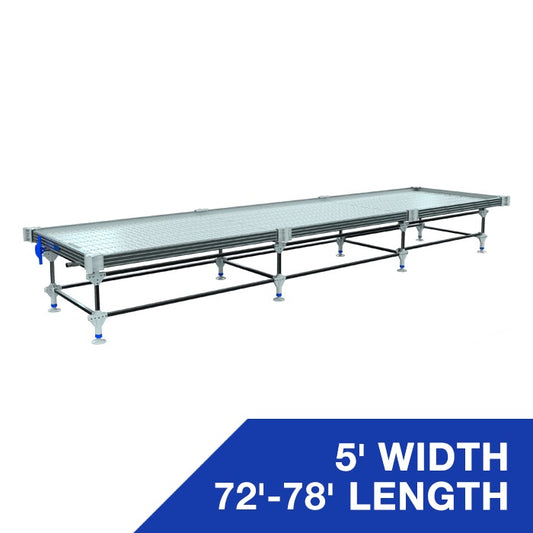 Wachsen Professional 5' Rolling Bench 72'-78' Length product image 1