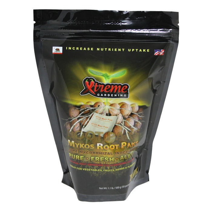 Xtreme Gardening MYKOS ROOT PAKS great for hydro 50 ct 6/cs product image 1