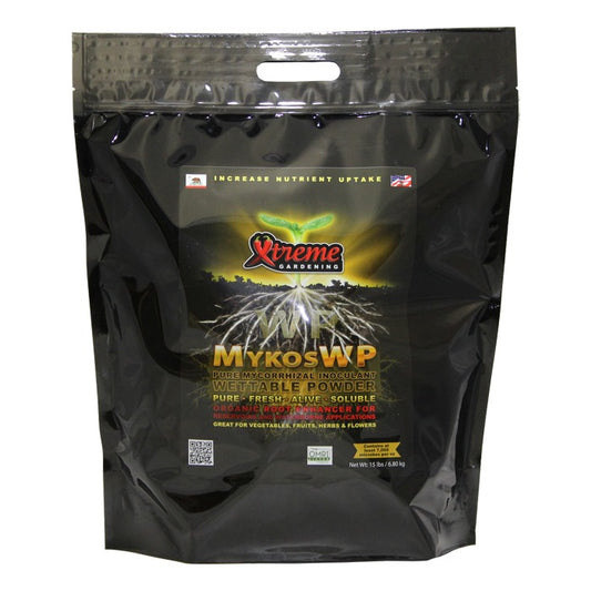 Xtreme Gardening MYKOS WP pure mycorrhizal wettable powder 15 lb 2/cs product image 1