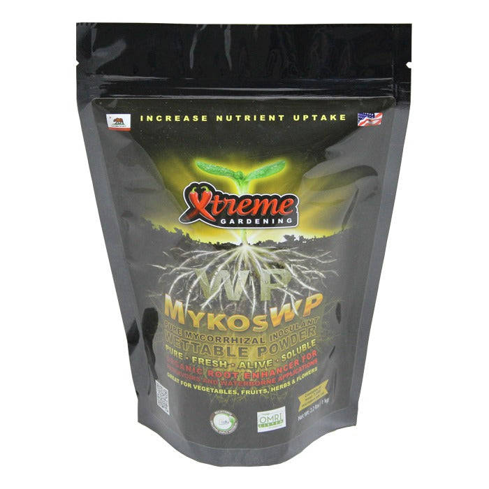Xtreme Gardening MYKOS WP pure mycorrhizal wettable powder 2.2 lb 6/cs product image 1