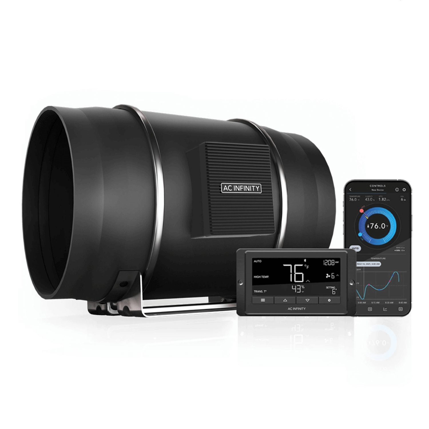 Quiet Inline Fan System with Smart Control