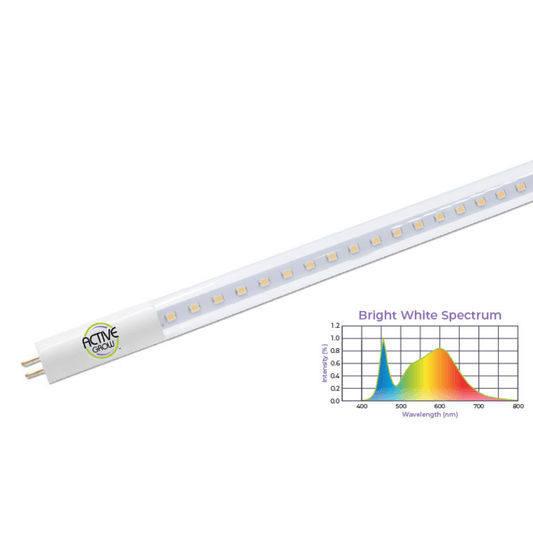Active Grow 25W T5 HO Ballast Bypass 4FT Horticultural Lamp - Bright White Spectrum AG/25T5HOBB/4FT/BS/4 Grow Lights 618149217922