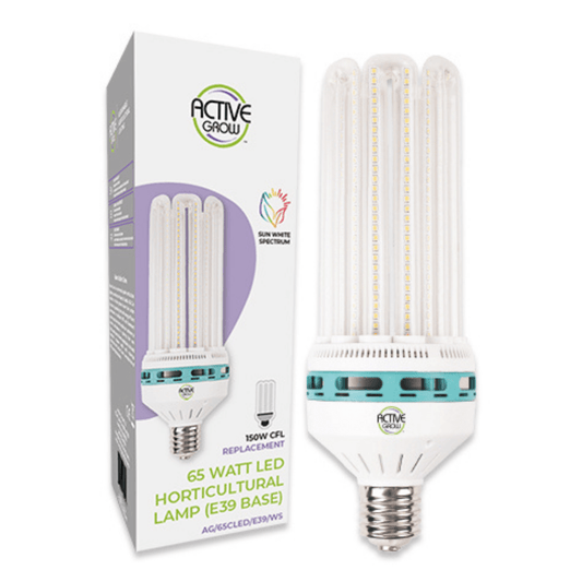 Active Grow 65W E39 Base Horticultural Lamp - Sun White Spectrum | AG/65CLED/E39/WS | Grow Tents Depot | Grow Lights | 752505498706