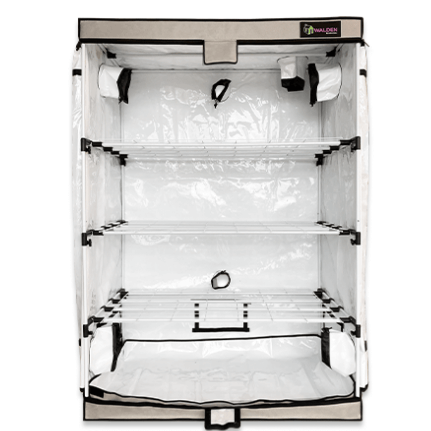 Active Grow Seed Starting 2' x 4' 3-Tier LED Walden White Grow Tent Kit | AG/24TENT/W/3S/SK | Grow Tents Depot | Grow Tent Kits | 769947348179