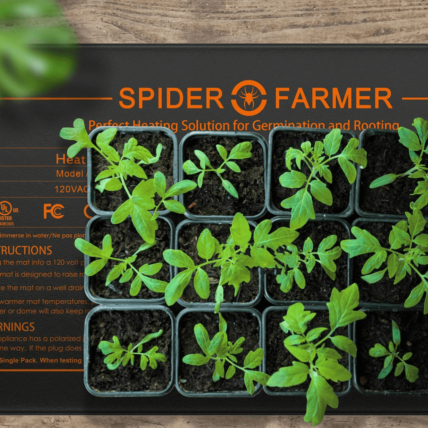 Spider Farmer 48" x 20.75" Seedling Heat Mat 2 Pack SPIDER-SF-48x20Mat-C Accessories 6973280378296